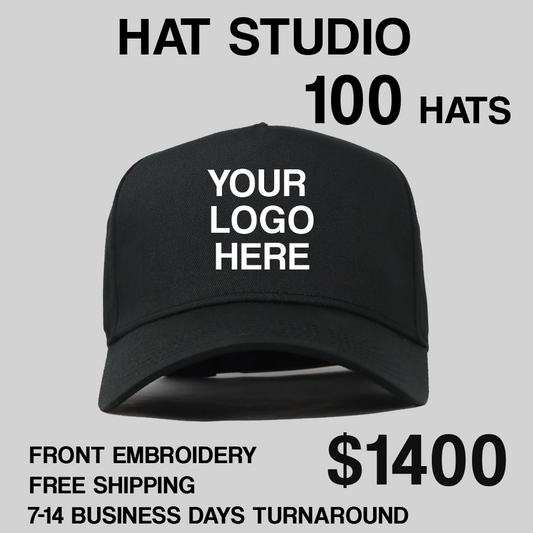 100 Hats Front Embroidery